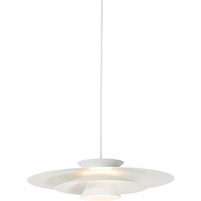 Lámpara colgante blanca con LED regulable - 12,5W, 50cm Lámpara colgante blanca con LED regulable - 12,5W, 50cm