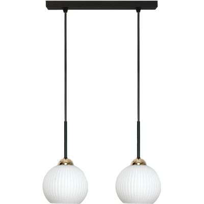 OEM Lámpara De Techo Colgante, Tira, Bolas Blancas, Estilo Industrial, Loft, Led, 2xe27, Blanca, Fiona 14-998 OEM Lámpara De Techo Colgante, Tira, Bolas Blancas, Estilo Industrial, Loft, Led, 2xe27, Blanca, Fiona 14-998