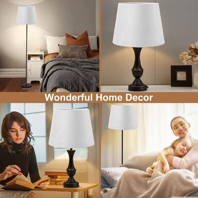 OEM Pantalla Textil Pequeña Para Lámpara De Mesa Y De Pie - Blanca Cónica - Hecha A Mano - Compatible Con Casquillos E27/e14 - 16,5 Cm/21,5 Cm/16 Cm OEM Pantalla Textil Pequeña Para Lámpara De Mesa Y De Pie - Blanca Cónica - Hecha A Mano - Compatible Con Casquillos E27/e14 - 16,5 Cm/21,5 Cm/16 Cm
