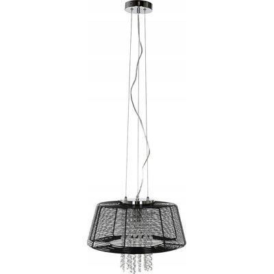 Italux Lámpara Elegante Suspensión Cromo 40 Cm Italux Lámpara Elegante Suspensión Cromo 40 Cm