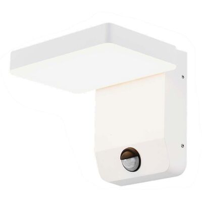 V-tac VT-11020Lámpara LED de Pared con Sensor - 17W - 2540Lm - 4000K - Blanco - IP65 - Cuadrada V-tac VT-11020Lámpara LED de Pared con Sensor - 17W - 2540Lm - 4000K - Blanco - IP65 - Cuadrada