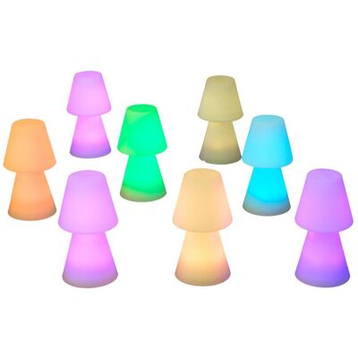 Lámpara de Mesa LED NewGarden Lola 45cm, RGB, Recargable Lámpara de Mesa LED NewGarden Lola 45cm, RGB, Recargable