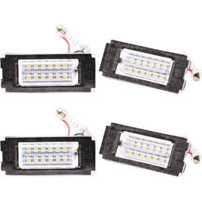 OEM Juego De 4 Luces Led Para Matrícula, Lámpara De Matrícula Sin Errores Para Cooper R56 2006-2012 OEM Juego De 4 Luces Led Para Matrícula, Lámpara De Matrícula Sin Errores Para Cooper R56 2006-2012