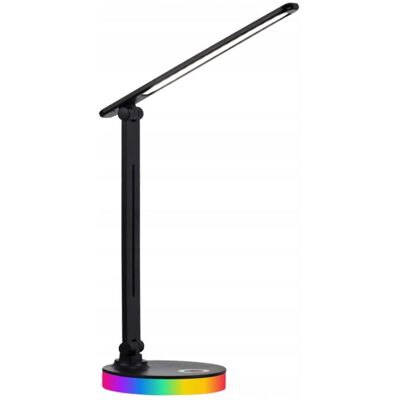 Lámpara Led Moderna Negra Blow Con Iluminación Rgb Personalizable Lámpara Led Moderna Negra Blow Con Iluminación Rgb Personalizable