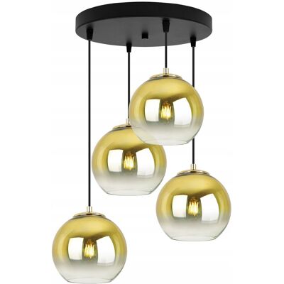 OEM Lámpara De Techo Colgante Pantalla Dorada 15 Cm OEM Lámpara De Techo Colgante Pantalla Dorada 15 Cm