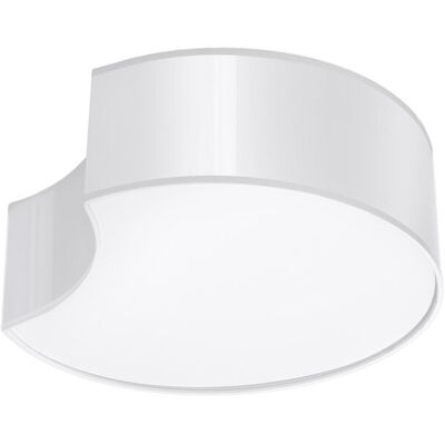 Lámpara de Techo Circular Sollux Sollux 1 Blanca Lámpara de Techo Circular Sollux Sollux 1 Blanca