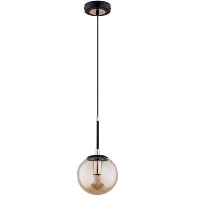 Lámpara Colgante Moderna Alfa Sebia Negra Con Forma De Bola 61081 Lámpara Colgante Moderna Alfa Sebia Negra Con Forma De Bola 61081