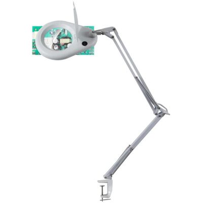 Favorit Unilux Zoom Lámpara Lupa Led Blanco Brazo Pivotante Favorit Unilux Zoom Lámpara Lupa Led Blanco Brazo Pivotante
