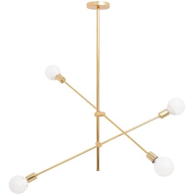 Toolight Lámpara de Techo Ajustable de Dos Brazos - Luz de Techo Dorada Toolight Lámpara de Techo Ajustable de Dos Brazos - Luz de Techo Dorada