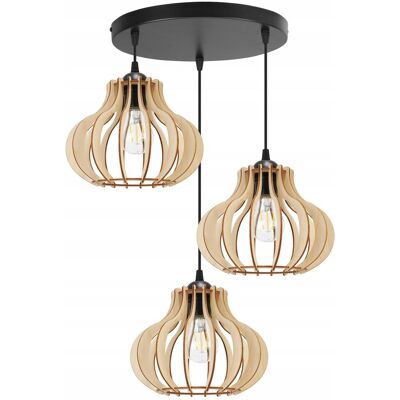 OEM Lámpara Colgante, Lámpara De Techo, Madera, Pantalla Led OEM Lámpara Colgante, Lámpara De Techo, Madera, Pantalla Led