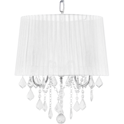 Beliani Araña de Cristal Glam de 3 Luces - Lámpara de Techo Beliani Araña de Cristal Glam de 3 Luces - Lámpara de Techo