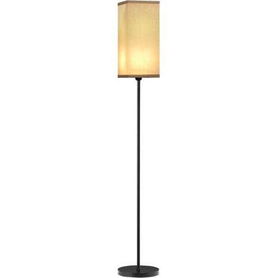 JHY DESIGN Lámpara De Pie Moderna Con Pantalla De Aspecto De Lino E Interruptor De Pie, Para Salón Y Dormitorio, En Metal Negro. JHY DESIGN Lámpara De Pie Moderna Con Pantalla De Aspecto De Lino E Interruptor De Pie, Para Salón Y Dormitorio, En Metal Negro.