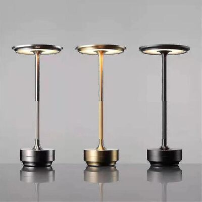 OLOEY Lámpara De Mesa Inalámbrica, Regulable, Resistente Al Agua, De Metal, Recargable Por Usb (1 Unidad), Yaying Shop-hao OLOEY Lámpara De Mesa Inalámbrica, Regulable, Resistente Al Agua, De Metal, Recargable Por Usb (1 Unidad), Yaying Shop-hao