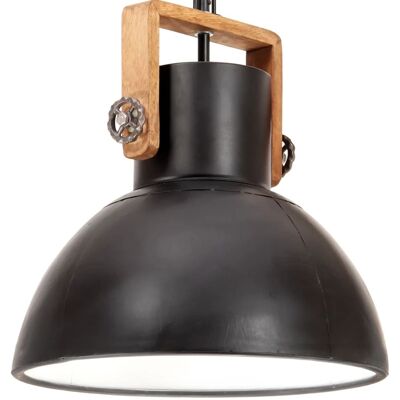 Lámpara colgante industrial vidaXL - 40cm - Negro - E27 - 25W Lámpara colgante industrial vidaXL - 40cm - Negro - E27 - 25W
