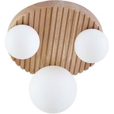 Lindby Lámpara De Techo 'mori' En Marrón Madera Lindby Lámpara De Techo 'mori' En Marrón Madera