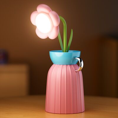 OEM Lámpara De Lectura Led Inalámbrica Recargable Con Forma De Girasol, Luz Nocturna Regulable En 3 Colores, Ideal Como Regalo Para Mamá, Novia O Abuela (rosa). OEM Lámpara De Lectura Led Inalámbrica Recargable Con Forma De Girasol, Luz Nocturna Regulable En 3 Colores, Ideal Como Regalo Para Mamá, Novia O Abuela (rosa).