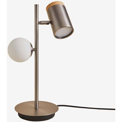 Lámpara De Mesa Orientable Con 2 Puntos De Luz En Hierro Amaranto Sklum Lámpara De Mesa Orientable Con 2 Puntos De Luz En Hierro Amaranto Sklum
