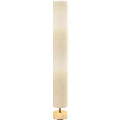 Homcom Lámpara De Pie Moderna Lámpara De Salón Con Casquillo Máx. 40 W E27 Pantalla De Lino Marco De Metal Para Dormitorio Ø15x120 Cm Gris Homcom Lámpara De Pie Moderna Lámpara De Salón Con Casquillo Máx. 40 W E27 Pantalla De Lino Marco De Metal Para Dormitorio Ø15x120 Cm Gris