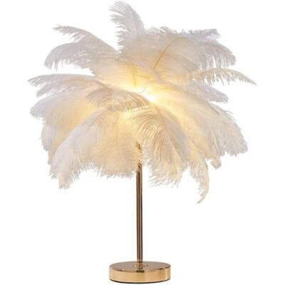 OEM Lámpara De Mesa Creativa De Plumas De Avestruz Blancas, Lámpara De Mesita De Noche, Pantalla De Lujo Y Elegante, Luz Nocturna, Iluminación De Mesa, Recargable, Blanca. OEM Lámpara De Mesa Creativa De Plumas De Avestruz Blancas, Lámpara De Mesita De Noche, Pantalla De Lujo Y Elegante, Luz Nocturna, Iluminación De Mesa, Recargable, Blanca.