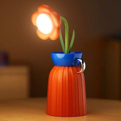 OEM Lámpara De Lectura Led Inalámbrica Recargable Con Forma De Girasol, Luz Nocturna Regulable En 3 Colores, Ideal Como Regalo Para Mamá, Novia O Abuela (naranja). OEM Lámpara De Lectura Led Inalámbrica Recargable Con Forma De Girasol, Luz Nocturna Regulable En 3 Colores, Ideal Como Regalo Para Mamá, Novia O Abuela (naranja).