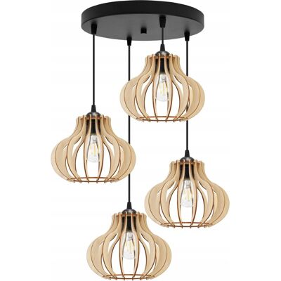 OEM Lámpara Colgante, Lámpara De Techo, Madera, Pantalla Led OEM Lámpara Colgante, Lámpara De Techo, Madera, Pantalla Led