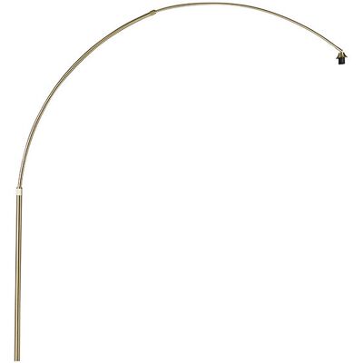 Arco Para Lámpara De Arco Xxl Latón Acero Alargada Adecuado Para Led Max. 1 X 60 Watt - Qazqa Arco Para Lámpara De Arco Xxl Latón Acero Alargada Adecuado Para Led Max. 1 X 60 Watt - Qazqa