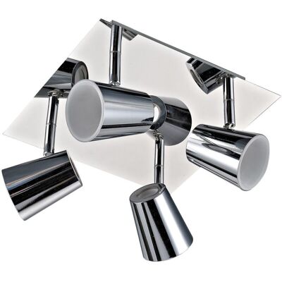 Italux - Elmira - Focos Led Modernos Cromados, Blanco Cálido 3000k 2000lm Italux - Elmira - Focos Led Modernos Cromados, Blanco Cálido 3000k 2000lm