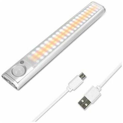 OEM Tira De Luces Led Inalámbricas Para Armario De Cocina, 80 Luces Led Para Cocina, Lámpara Debajo Del Gabinete, Luz Nocturna Con Sensor De Movimiento, Carga Usb Para Armario, Escalera, Pasillo, Baño OEM Tira De Luces Led Inalámbricas Para Armario De Cocina, 80 Luces Led Para Cocina, Lámpara Debajo Del Gabinete, Luz Nocturna Con Sensor De Movimiento, Carga Usb Para Armario, Escalera, Pasillo, Baño