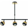 FABRILAMP Fab 142053009 Colgante Beethoven Negro/oro 3xgu10