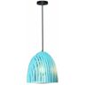 Lámpara de colgas led Prismà¡tica de Campana de Metal con Portalà¡mparas E27 (Max 60W) Color Azul - V-tac