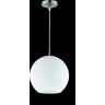 TRIO LIGHTING SuspensiÓn de la luna de ataque e27 diÁmetro 30cm en vidrio blanco r30153007