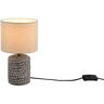 TRIO LIGHTING Reality Mala Lámpara de mesa Mala moderna de 15 cm con pantalla redonda marrón