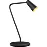 Lámpara de mesa 'Angelina' en Negro hecho de Metal (1 llama, GU10) de Lucande lámpara de mesa, lámpara de mesa - negro, oro