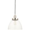 Merano - Parma Lámpara de techo colgante individual, niquelado brillante, vidrio