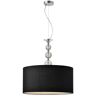 ZUMALINE LIGHTING Zumaline rea Plafón Colgante Cilíndrico, Negro, 1x E27