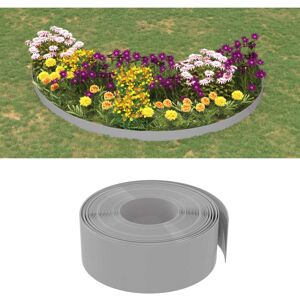 Borduras De Jardín 3 Uds Polietileno Gris 10 M 20 Cm Vidaxl Borduras De Jardín 3 Uds Polietileno Gris 10 M 20 Cm Vidaxl