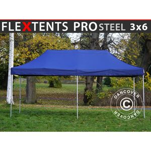 DANCOVER Carpa Plegable Carpa Rapida Flextents Pro Steel 3x6m Azul Oscuro DANCOVER Carpa Plegable Carpa Rapida Flextents Pro Steel 3x6m Azul Oscuro
