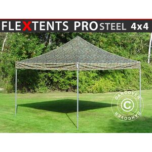 DANCOVER Carpa Plegable Carpa Rapida Flextents Pro Steel 4x4m Camuflaje DANCOVER Carpa Plegable Carpa Rapida Flextents Pro Steel 4x4m Camuflaje