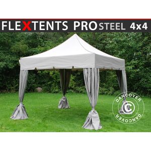 DANCOVER Carpa Plegable Carpa Rapida Flextents Pro Steel "peaked" 4x4m DANCOVER Carpa Plegable Carpa Rapida Flextents Pro Steel "peaked" 4x4m