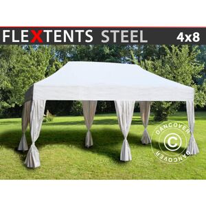 FleXtents Steel 4x8 m carpa plegable - Carpa pop up FleXtents Steel 4x8 m carpa plegable - Carpa pop up