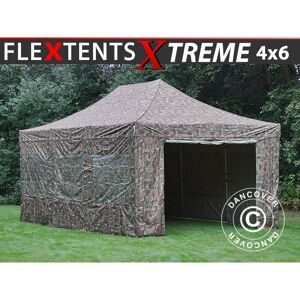 DANCOVER Carpa Plegable Carpa Rapida Flextents Xtreme 50 4x6m Camuflaje, DANCOVER Carpa Plegable Carpa Rapida Flextents Xtreme 50 4x6m Camuflaje,