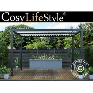 Dancover Pérgola bioclimática San Pablo - Negro/Blanco - Jardín, Terraza Dancover Pérgola bioclimática San Pablo - Negro/Blanco - Jardín, Terraza