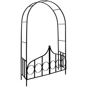 NO BRAND Gardebruk® Arco De Rosas Y Columnas Para Plantas Trepadoras Decoración Jardín Soporte Enrejado Estructura De Metal Con Puerta 1x Rose Arch With Gate - Style 2 (en) NO BRAND Gardebruk® Arco De Rosas Y Columnas Para Plantas Trepadoras Decoración Jardín Soporte Enrejado Estructura De Metal Con Puerta 1x Rose Arch With Gate - Style 2 (en)