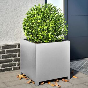 Jardinera De Acero Galvanizado 50x50x50 Cm Vidaxl Jardinera De Acero Galvanizado 50x50x50 Cm Vidaxl