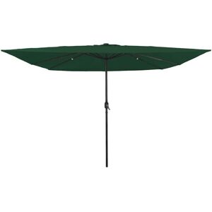 Vidaxl - Paraguas exterior Verde Poliéster Aluminio Grande - Sombrilla de patio Vidaxl - Paraguas exterior Verde Poliéster Aluminio Grande - Sombrilla de patio