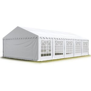 Carpa Para Fiestas Carpa De Fiesta 6x10 M - Ignífugo Carpa De Pabellón De Jardín Lona Pvc 700 N En Blanco Impermeable - Toolport Carpa Para Fiestas Carpa De Fiesta 6x10 M - Ignífugo Carpa De Pabellón De Jardín Lona Pvc 700 N En Blanco Impermeable - Toolport
