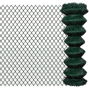 Valla De Tela Metálica Acero Verde 1,25x15 M Vidaxl Valla De Tela Metálica Acero Verde 1,25x15 M Vidaxl
