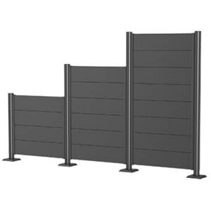 Pantalla De Privacidad 90 Cmts De Alto X 150 Cmts De Largo Biohort Color Gris Oscuro Metalico Pantalla De Privacidad 90 Cmts De Alto X 150 Cmts De Largo Biohort Color Gris Oscuro Metalico