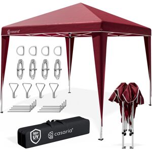 Deuba Casaria® Pabellón Capri 3x3m Pop-up Protección Uv 50+ Impermeable Resistente Al Invierno Con Bolsa Plegable Estable Camping Jardín Carpa Para Fiestas Rojo Deuba Casaria® Pabellón Capri 3x3m Pop-up Protección Uv 50+ Impermeable Resistente Al Invierno Con Bolsa Plegable Estable Camping Jardín Carpa Para Fiestas Rojo