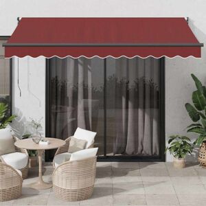 Toldo Retráctil Automático Burdeos 350x250 Cm Vidaxl Toldo Retráctil Automático Burdeos 350x250 Cm Vidaxl